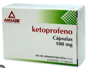 Ketoprofeno 100Mg Con 15 Amsa Capsulas