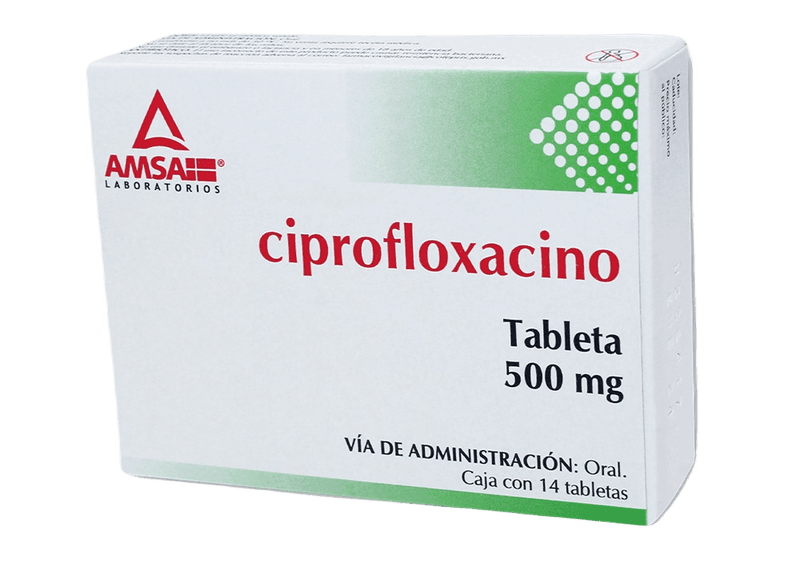 Ciprofloxacino 500Mg Con 14 Amsa Tabletas - WeCare Pharma