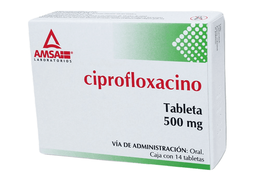 Ciprofloxacino 500Mg Con 14 Amsa Tabletas - WeCare Pharma