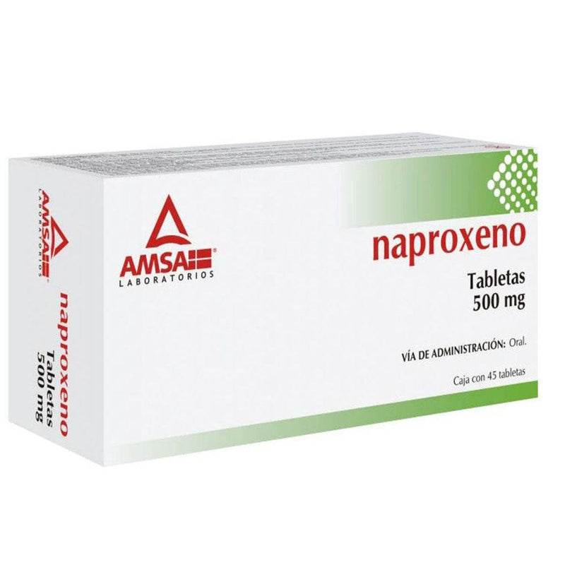 Naproxeno 500Mg Con 45 Amsa Tabletas - WeCare Pharma