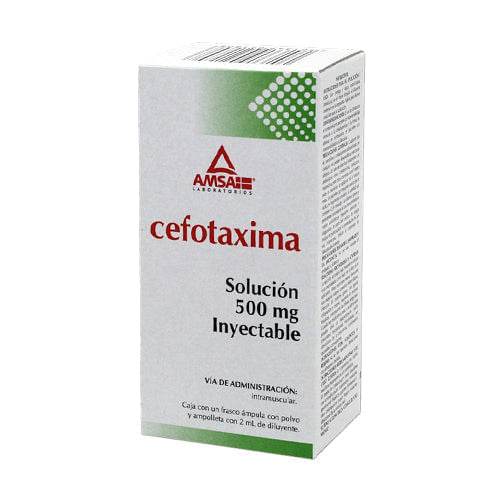 Cefotaxima Im Frasco 500Mg Amsa Ampulas - WeCare Pharma