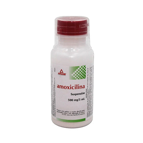 Amoxicilina Suspensión 500Mg/5Ml 75Ml Amsa