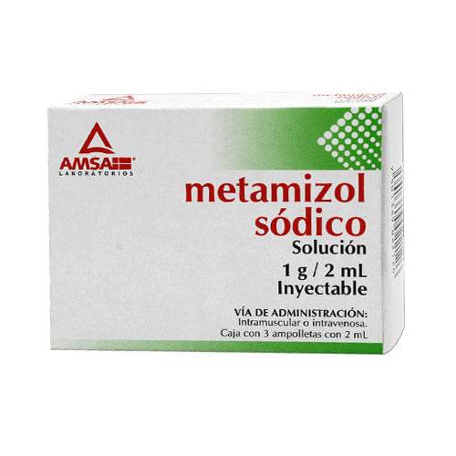 Metamizol 1G/2Ml Con 3 Amsa Ampulas - WeCare Pharma