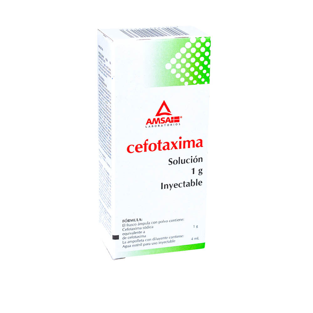 Cefotaxima Iv Frasco 1G Amsa Ampulas