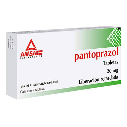 Pantoprazol 20Mg Con 7 Amsa Tabletas - WeCare Pharma