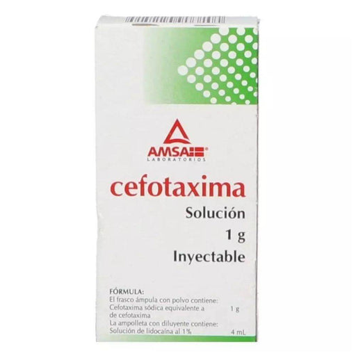 Cefotaxima Im Frasco 1G Amsa Ampulas - WeCare Pharma