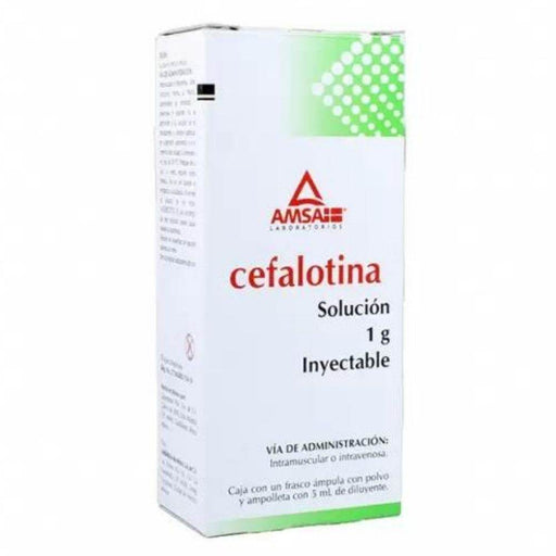 Cefalotina Frasco 1G Amsa Ampulas - WeCare Pharma