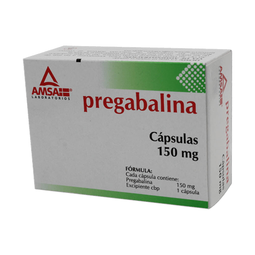 Pregabalina 150Mg Con 28 Amsa Capsulas