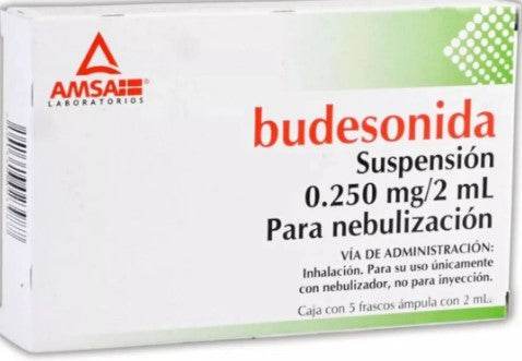 Budesonida Suspensión Neb 0.250Mg/2Ml Con 5 Amsa - WeCare Pharma