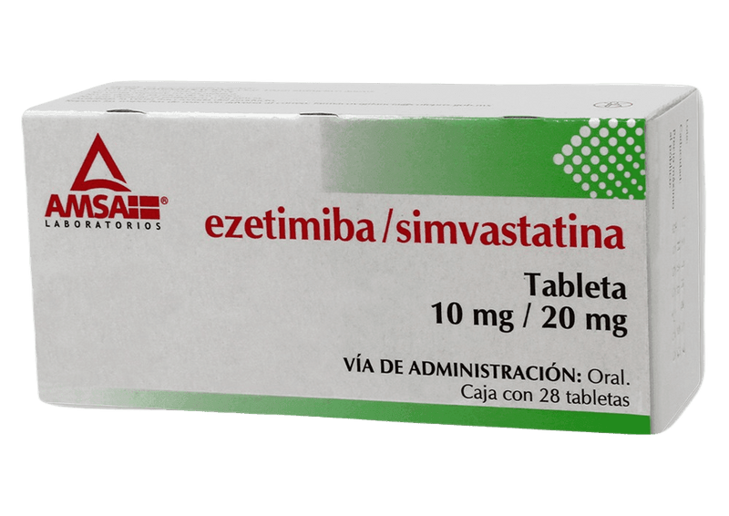 Ezetimiba/Simvastatina 10Mg/20Mg Con 28 Amsa Tabletas - WeCare Pharma