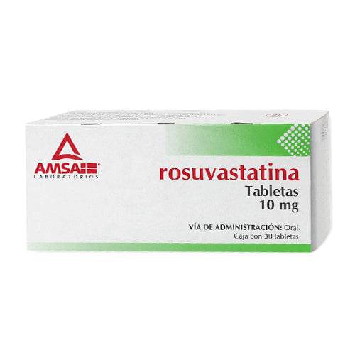 Rosuvastatina 10Mg Con 30 Amsa Tabletas - WeCare Pharma