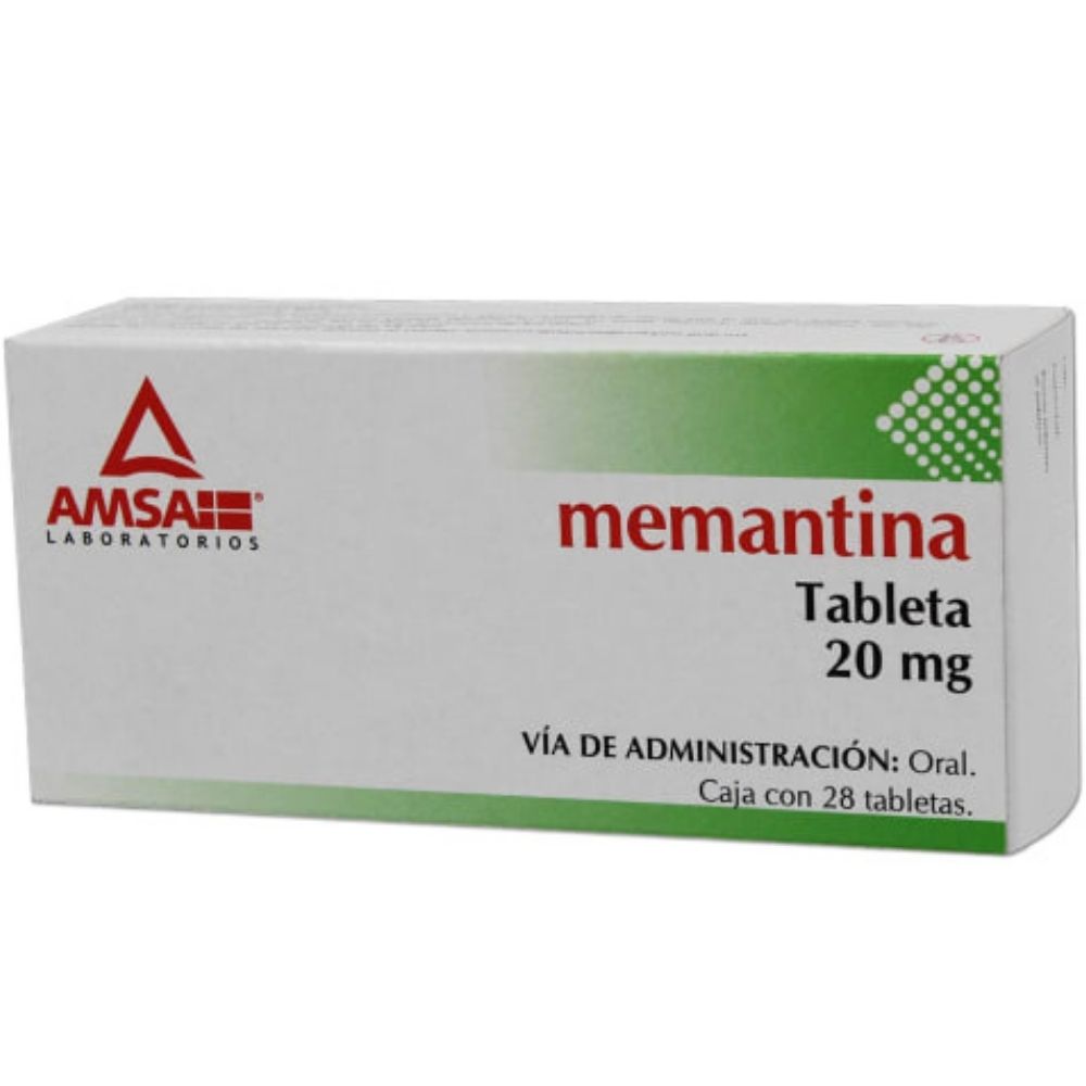 Memantina 20Mg Con 28 Amsa Tabletas