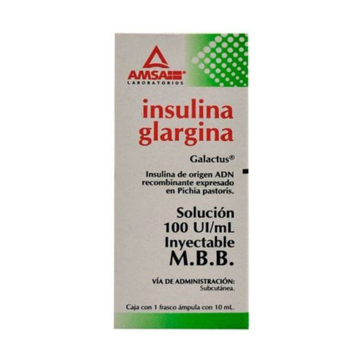 Insulina Glargina Solución Inyectable 100Ui 10Ml Amsa - WeCare Pharma