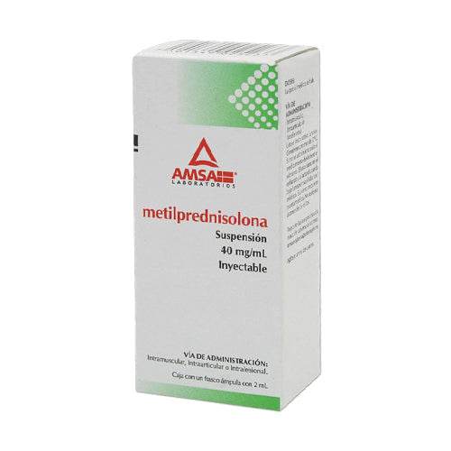 Acetato De Metilprednisolona Frasco 40Mg/Ml Con 1 Ampulas - WeCare Pharma