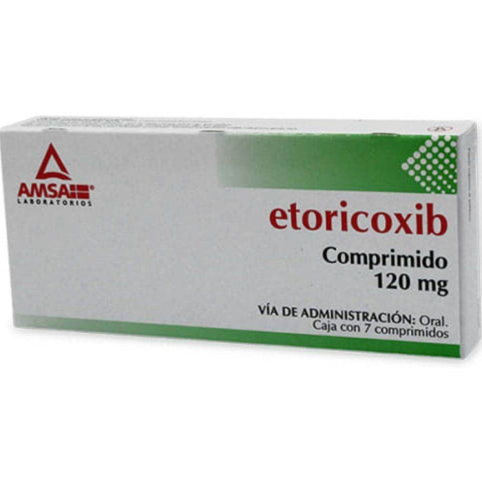 Etoricoxib 120Mg Con 7 Amsa Tabletas - WeCare Pharma