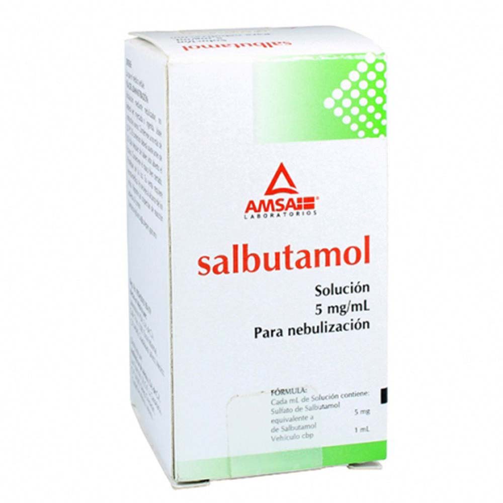 Salbutamol Solución Nebulizar 10Ml 5Mg Amsa