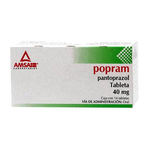 Popram 40Mg Con 14 Tabletas (Pantoprazol) - WeCare Pharma