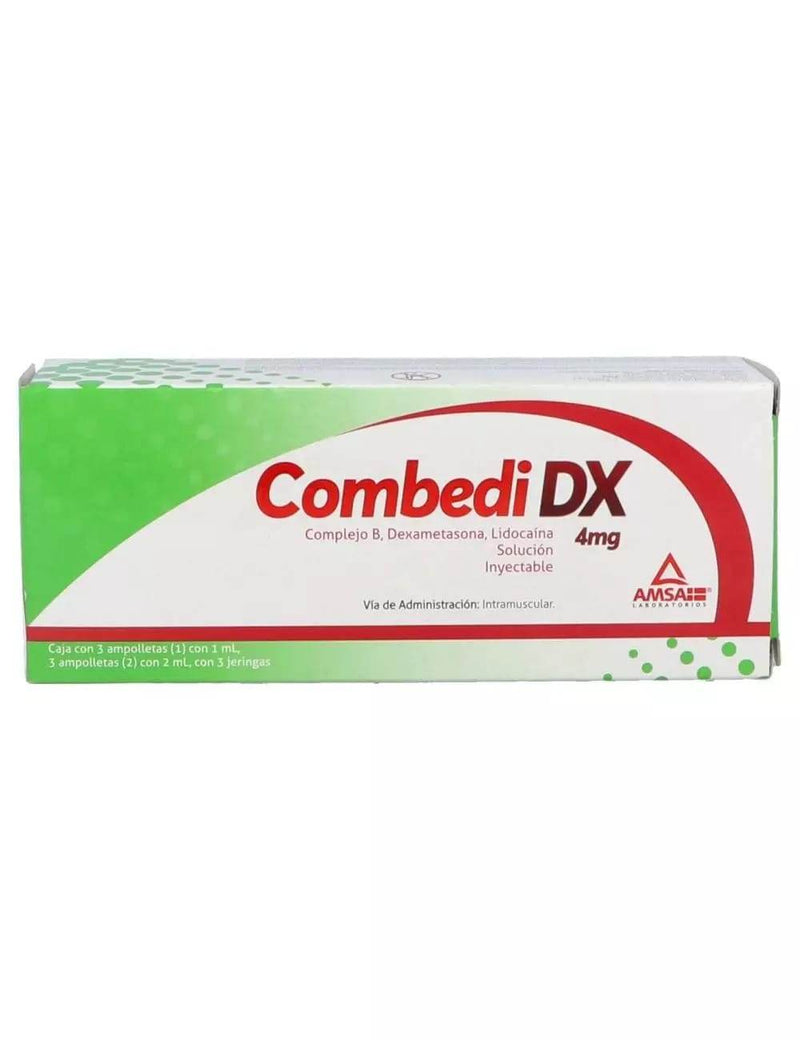 Combedi 100Mg/50/10Mg Con 5 Ampulas (Tiamina/Piridoxina/Cianocobalamina) - WeCare Pharma