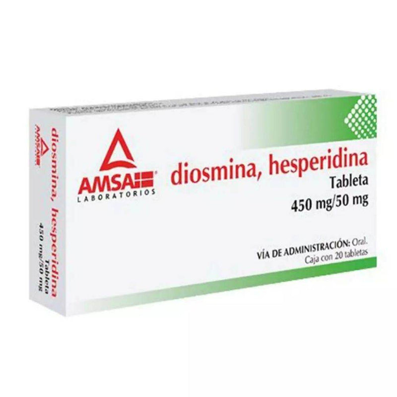 Diosmina/Hespiridina 450Mg/50Mg Con 20 Amsa Tabletas - WeCare Pharma