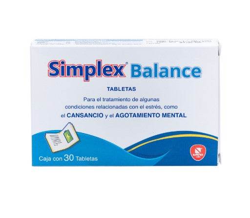 Simplex Balance Con 30 Tabletas (Passiflora/Ignatia/Valeriana) - WeCare Pharma