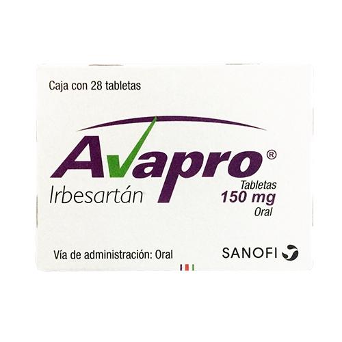 Avapro 150Mg Con 28 Tabletas (Irbesartan)