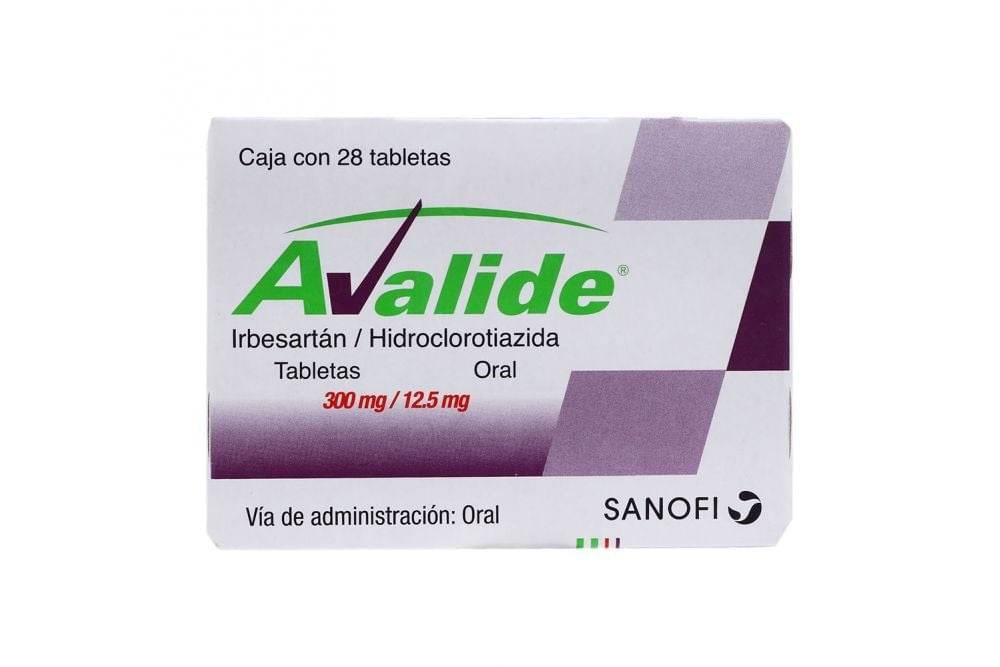 Avalide (Irbesartan/Hidroclorotiazida) 300/12.5Mg Tabletas Con 28 - WeCare Pharma