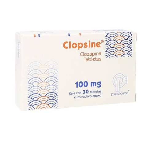 Clopsine (Clozapina) Tabletas 100Mg Con 30 - WeCare Pharma