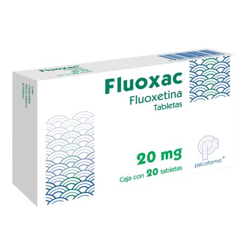 Fluoxac 20Mg Con 20 Tabletas (Fluoxetina)