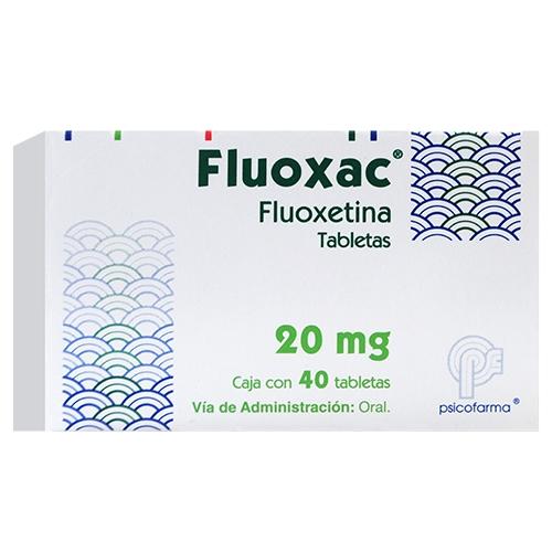 Fluoxac 20Mg Con 40 Tabletas (Fluoxetina)