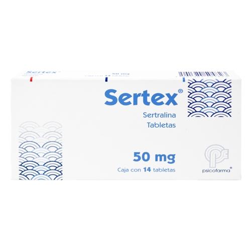 Sertex 50Mg Con 14 Tabletas (Sertralina)