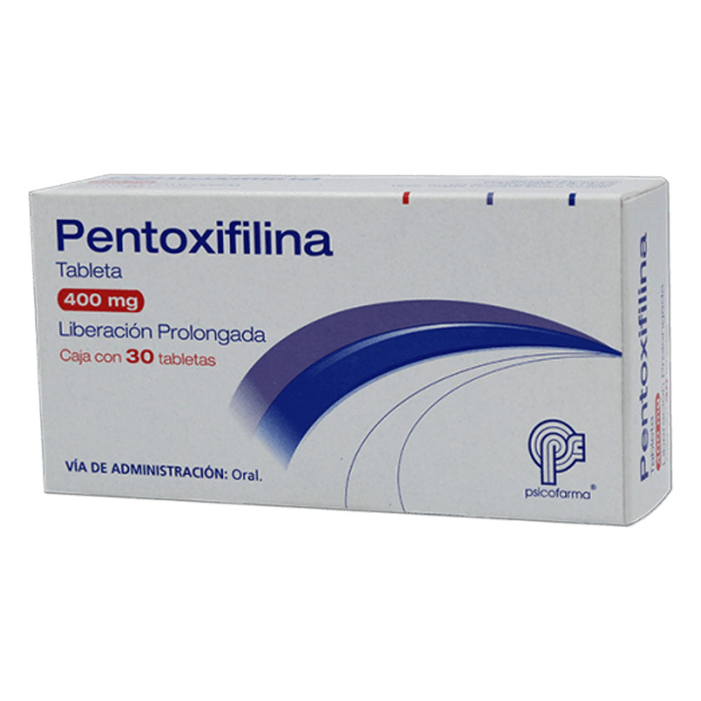 Pentoxifilina 400Mg Con 30 Psicofarma Tabletas