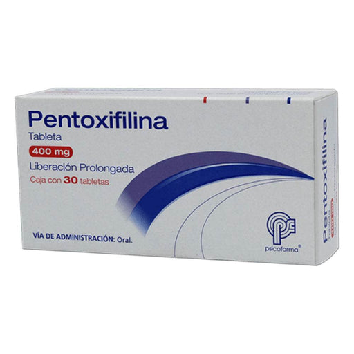 Pentoxifilina 400Mg Con 30 Psicofarma Tabletas - WeCare Pharma