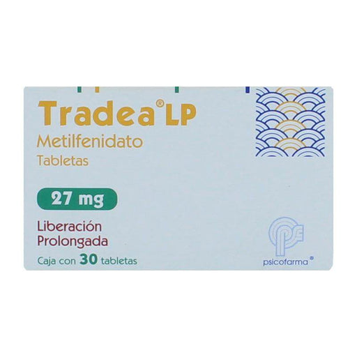 Tradea Lp (Metilfenidato) Tabletas 27Mg Con 30 - WeCare Pharma