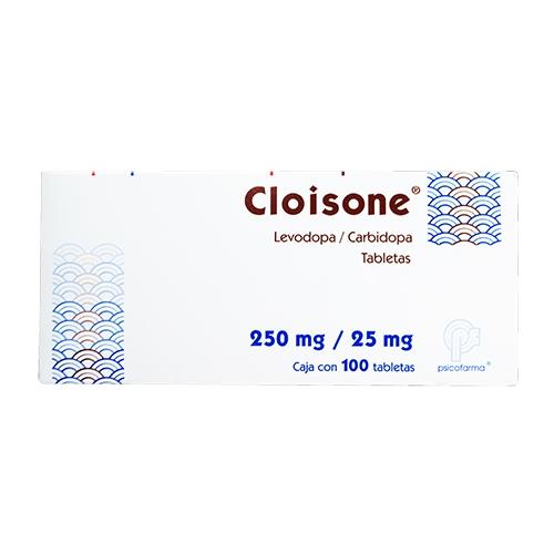 Cloisone 250Mg/25Mg Con 100 Tabletas (Levodopa/Carbidopa)