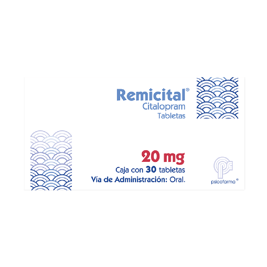 Remicital 20Mg Con 30 Tabletas (Citalopram)