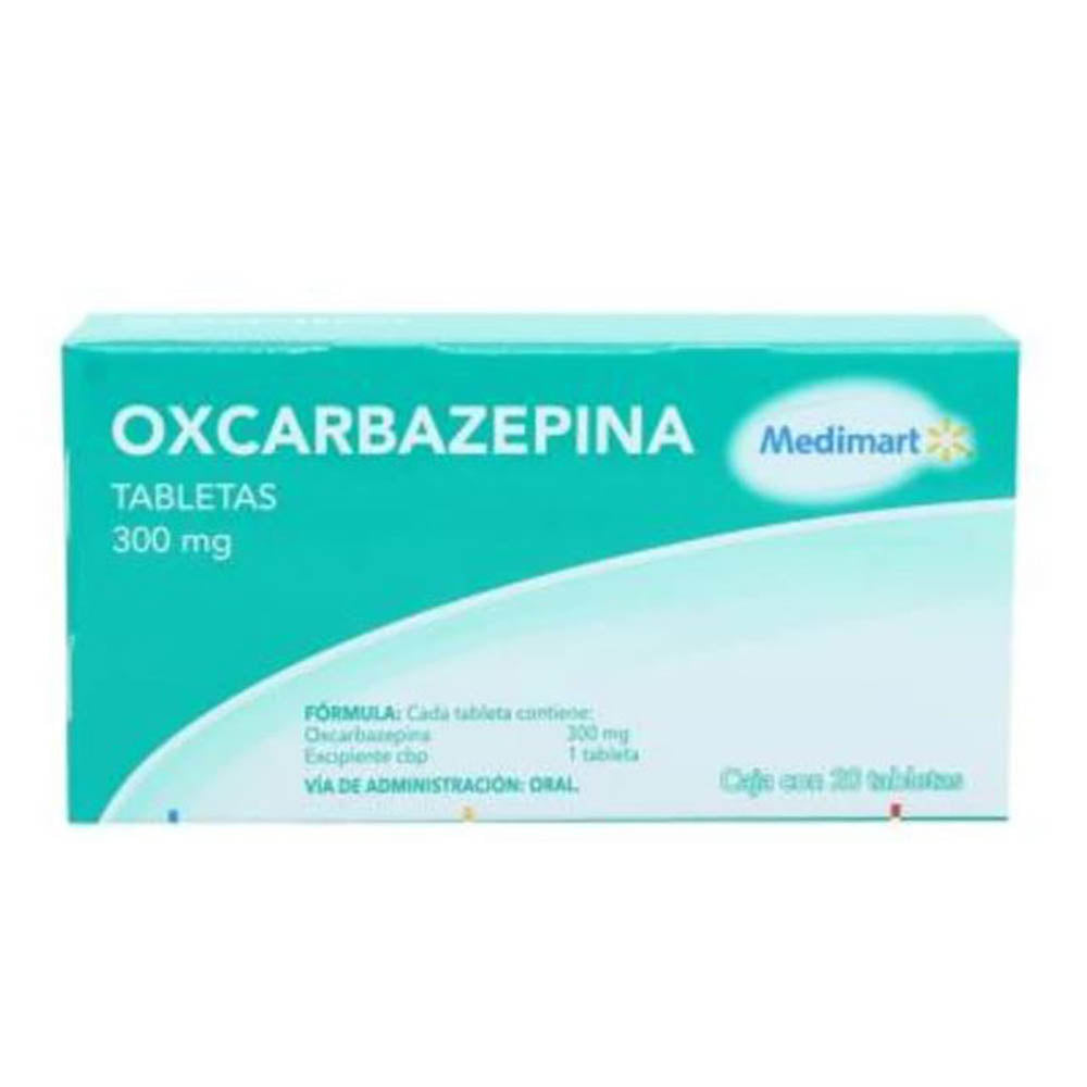 Oxcarbazepina 300Mg Con 20 Psicofarma Tabletas