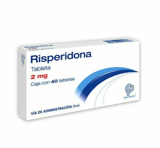 Risperidona 2Mg Con 40 Psicofarma Tabletas