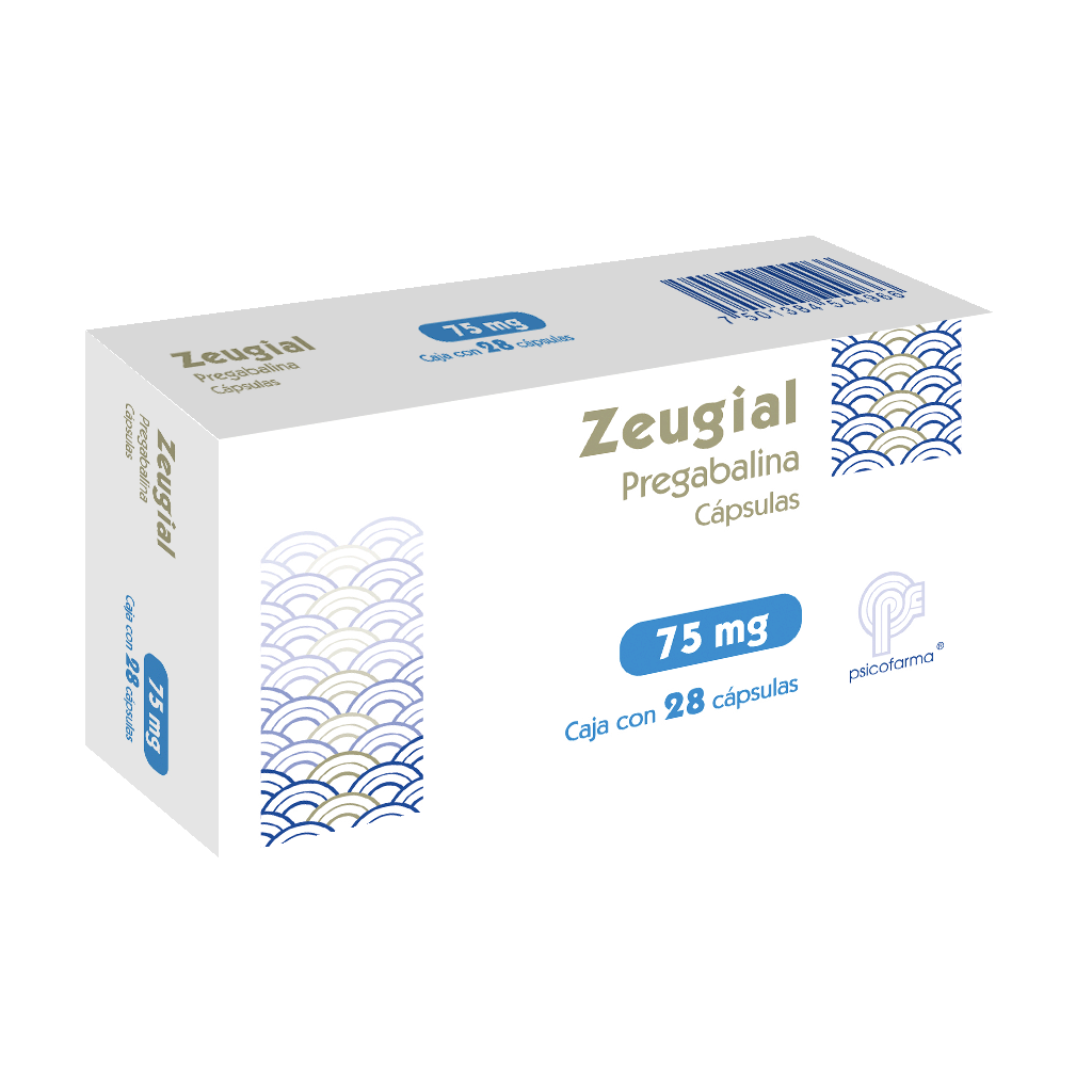 Zeugial 75Mg Con 2 Capsulas (Pregabalina)