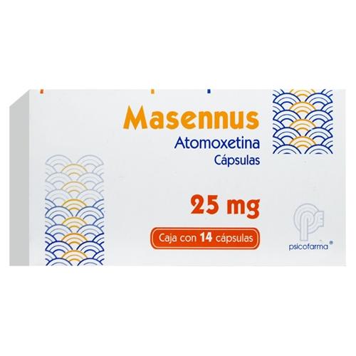 Masennus 25Mg Con 14 Capsulas (Atomoxetina)