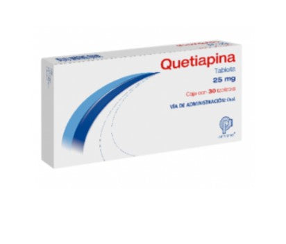 Quetiapina 25Mg Con 30 Neolpharma Tabletas