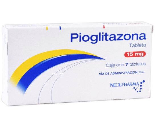 Pioglitazona 15Mg Con 7 Neolpharma Tabletas - WeCare Pharma