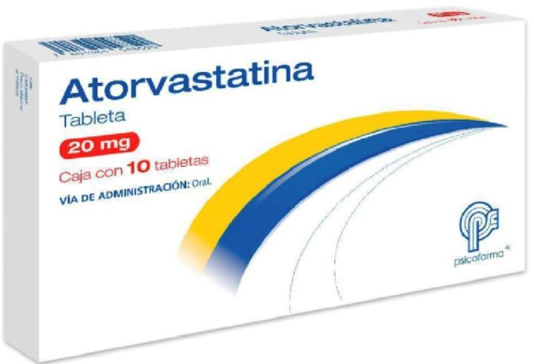 Atorvastatina 20Mg Con 10 Psicofarma Tabletas