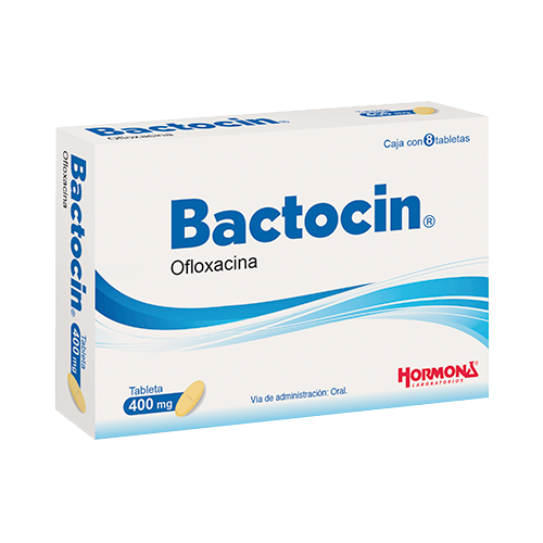 Bactocin 400Mg Con 8 Tabletas (Ofloxacina)