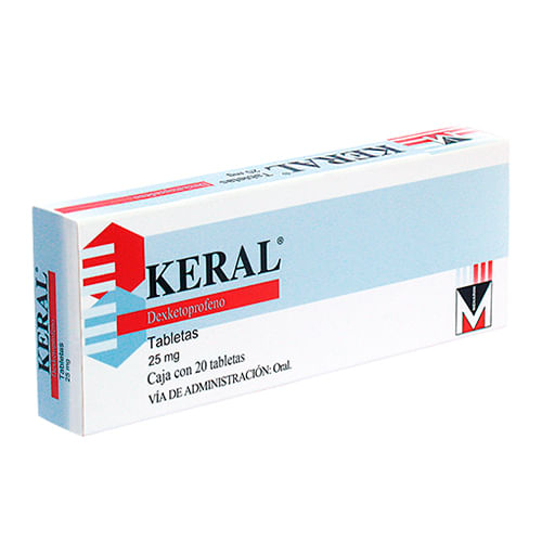 Keral 25Mg Con 20 Tabletas (Dexketoprofeno)