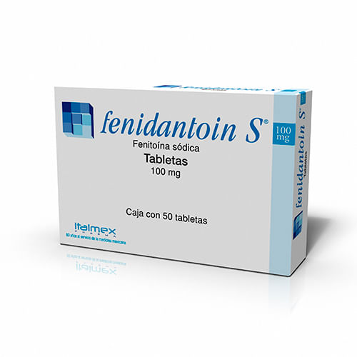 Fenidantoin S 100Mg Con 50 Tabletas (Fenitoina Sodica)