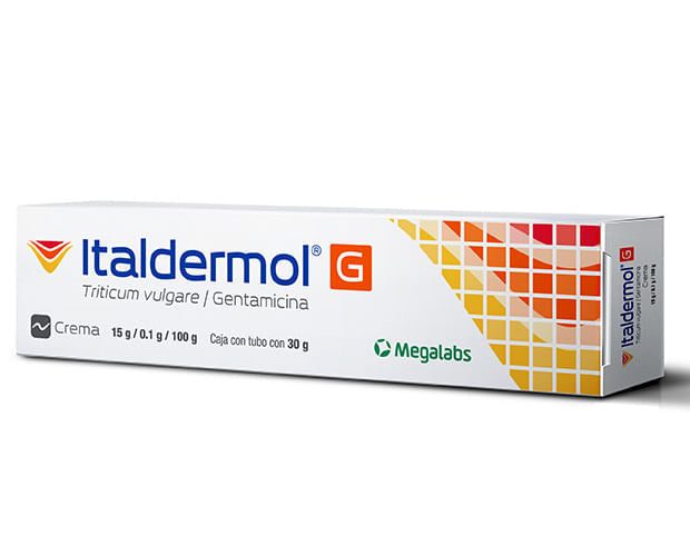 Italdermol G Crema 15Mg/0.1Mg/100G 30G (Triticum Vulgare/Gentamicina)