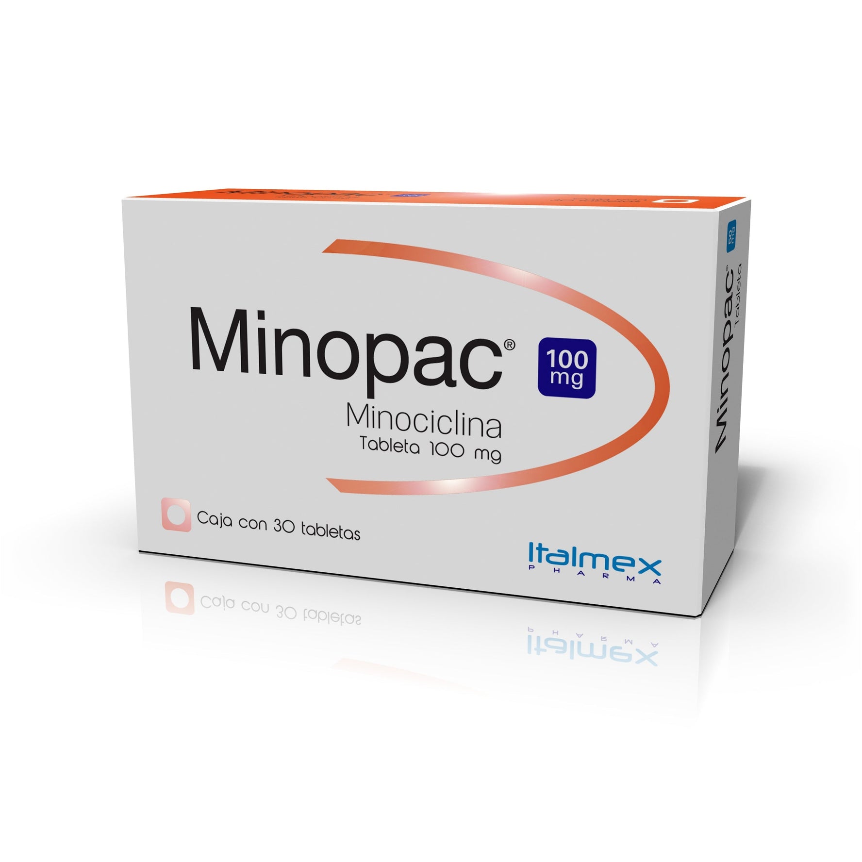 Minopac 100Mg Con 30 Capsulas (Minociclina)