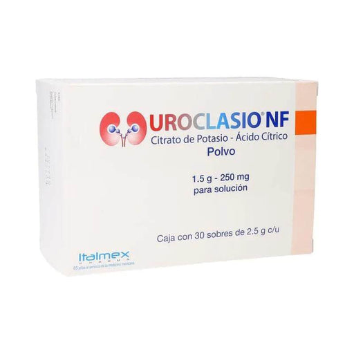 Uroclasio Nf Polvo 1.50G/0.25G Con 30 Sobres (Citrato De Potasio/Acido Citrico) - WeCare Pharma