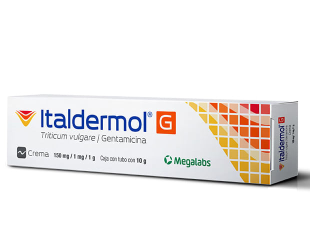 Italdermol G Crema 150Mg/1Mg/1G 10G (Triticum Vulgare/Gentamicina)