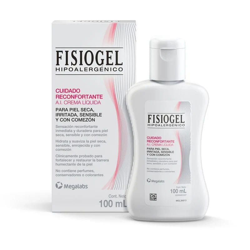 Fisiogel Ai Crema Líquida Piel Seca Cuidado Reconfortante 100Ml